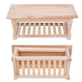 thumbnail image 2 of Dollhouse Furnitur, Mini Coffee Table Wood Color 1/12 Scaled Simulated  For Kids Wood Color, 2 of 8