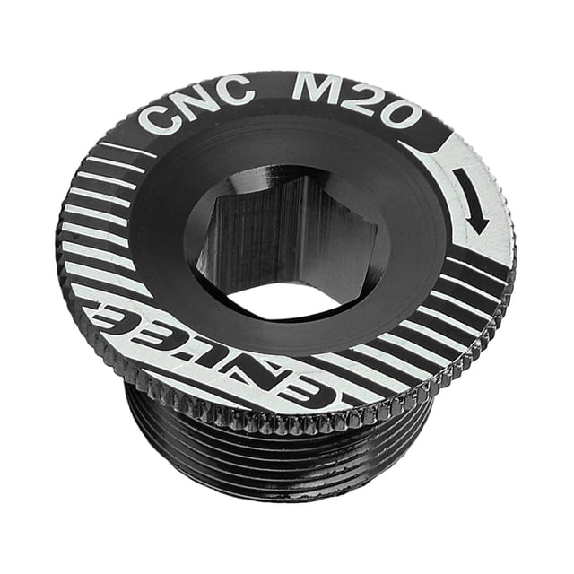 Tornillo de Cubierta Kusrkot M20 Perno de Juego de Bielas de Aluminio Resistente al Agua Negro