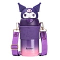 thumbnail image 5 of Taza Termo Kuromi para niñas, taza de agua nueva 2024 de acero inoxidable 316 de alto aspecto, tetera para niños, taza con pajita, 5 of 5