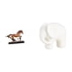 thumbnail image 1 of Figura de caballo,Figura coleccionable de caballo en miniatura,Adorno de caballo de resina,estatua de animal,decoración para el hogar,Figura de elefante,Figura decorativa de elefante estilo, 1 of 8