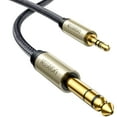 thumbnail image 1 of Cable de audio UGREEN de 3,5 mm TRS a 6,35 mm, 10 pies, para guitarra, auxiliar, 1 of 8