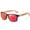 Red, variant on Bamboo Sunglasses for Men and Women, TAC Lens, Sports Style, Universal Fit, Customizable, 1 Pair