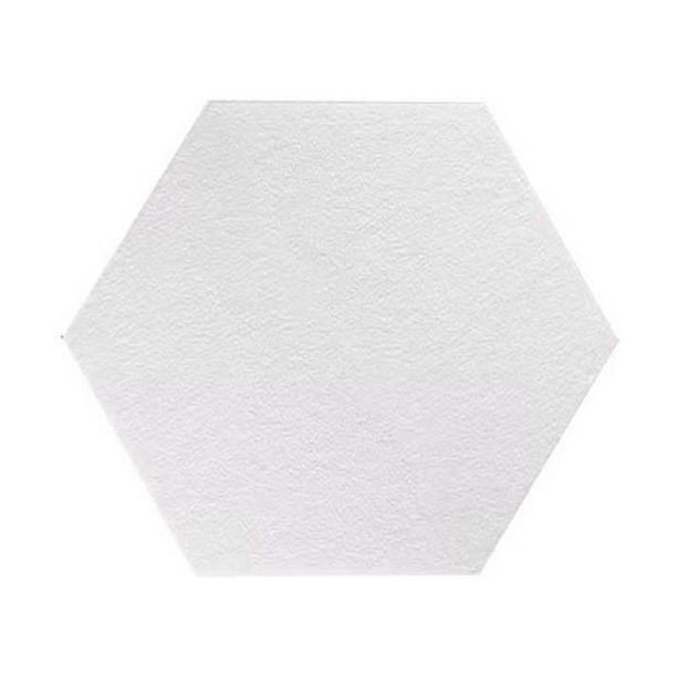Tablero de mensajes Decoración de pared Bearachild hexágono corcho engrosado blanco