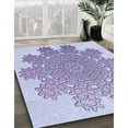 thumbnail image 2 of Ahgly Company Indoor Round Patterned Medium Purple Area Rugs, 8' Round, 2 of 6