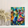 thumbnail image 2 of Vibrant Tiger Oil Painting Canvas Print， Perfect for Living Room， Bedroom， Office， Dining Room， Hallway Decor, 2 of 8
