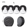thumbnail image 1 of 4Pcscar Tire Cover Rv Tire Protective Cover Rainproof Sunscreen Spare Tire Cover, 1 of 5