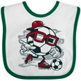 thumbnail image 3 of Inktastic Soccer Ball Boys or Girls Baby Bib, 3 of 4