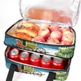 thumbnail image 5 of Christmas Double Layered Insulated Lunch Bag with Two Compartments, Large Capacity, Refrigeration Capability, and Hand Carry Design - 7.1x11.4x16.1 Inches, 5 of 6