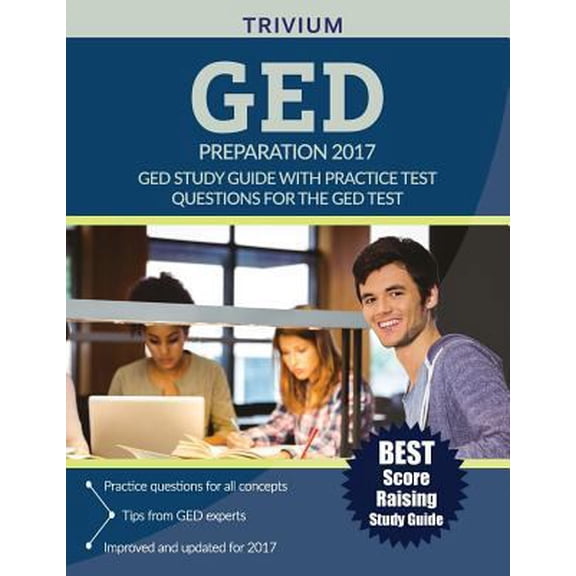 Pre-Owned GED Preparation 2017: GED Study Guide with Practice Test Questions for the GED Test (Paperback) 1540893391 9781540893390