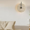 thumbnail image 2 of Lámpara de pared de piedra/luces de pared/decoración de iluminación del hogar/Aplique de pared de mármol pantalla de mármol para baños interiores de Yuyangstore Lámpara de pared, 2 of 8