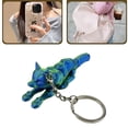 thumbnail image 2 of Giaone Detailed 3D Wolf Keychain Charm Portable and Sturdy for Creative Gifts, 2 of 6