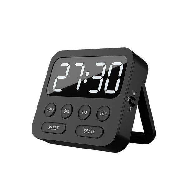 temporizador de aula para niños, cronómetro digital magnético, reloj de cuenta regresiva con pantalla LED grande, volumen ajustable para cocinar, hacer ejercicio, hornear, escritorio ShuxiuWang 1327537083092