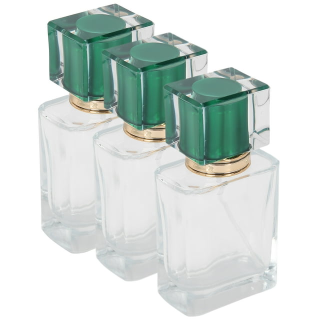 LHCER 50ml Glass Perfume Bottle Refillable Perfume Atomizer Dispenser Liquid Makeup Container