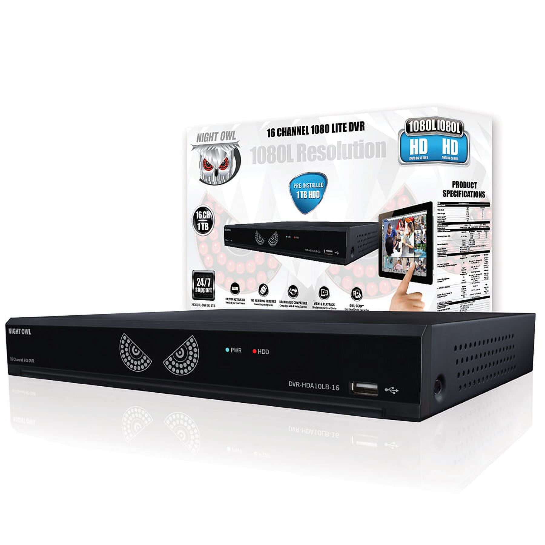 Night Owl 16 Channel 1080 Lite HD Analog Video Security System - Main Image