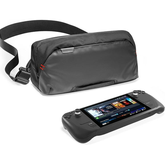 Portable Carrying Case for Steam Deck, Steam Deck OLED, Legion Go, and Asus ROG Ally - Protective Shoulder Bag with Storage Pockets