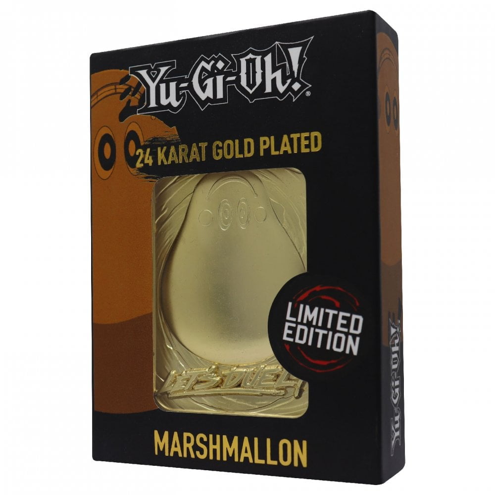 Yu-Gi-Oh! Marshmallow - 24 Karat Gold Plated Metal Card - Walmart.com