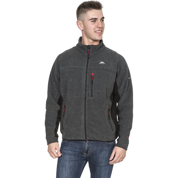 Trespass Jynx Mens Full Zip Long Sleeve Fleece Lightweight Softshell Jacket