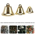 thumbnail image 4 of 30pcs Christmas Metal Mini Bell Small Decorative Bell Christmas Craft (Golden), 4 of 7