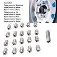 thumbnail image 4 of Lug Nuts Set, 19mm Opposite Side Lug Nuts  For Vehicle, 4 of 8