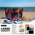 thumbnail image 5 of Balery Cartoon Big-Eyed Dog Beach Travel Bag - Water-Resistant, Large Capacity Lightweight Tote with 7 Pockets for Women and Men - Perfect for Beach, Pool, Gym, and Travel, 5 of 7