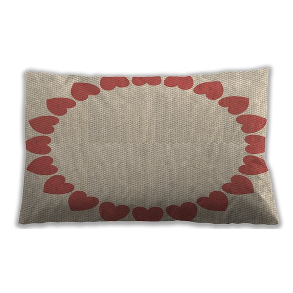 Ahgly Company Outdoor Rectangular Contemporary Lumbar Throw Pillow, 13 inch by 19 inch