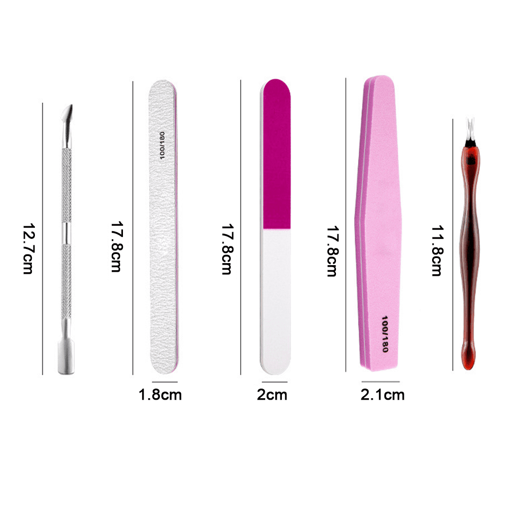 Nail File Faux Crystal Glass Non-Porous Durable Reusable Colorful Design  Manicure File for Healthy Nails – the best products in the Joom Geek online  store