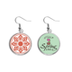 thumbnail image 1 of China chino rojo flor patrón tradicional Colgante decorativo temporada pendientes de primavera joyas Unbranded M, 1 of 3