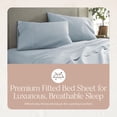 thumbnail image 2 of Whisper Organics 500 TC Sateen Fitted Sheet, 2 of 8