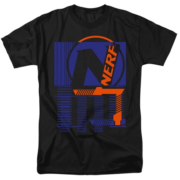 Nerf Grid S/S Adult 18/1 T-Shirt Black