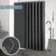 thumbnail image 4 of Shower Curtain 240x200 Cm, With 16 Hooks, Extra Wide, Weighted, Mildew Resistant, Dark Grey, Waterproof, Large Bath Curtains, Polyester Fabric, Antiba, 4 of 4