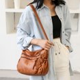 thumbnail image 3 of Bolso de hombro de PU sólido para mujer, bolso cruzado multibolsillo para madre (estilo 1) Likrtyny Para estrenar, 3 of 9