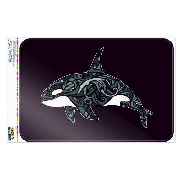 Killer Whale Orca with Waves Home Business Office Sign