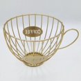thumbnail image 4 of Espresso Coffee Pod Holder Storage Cup,Coffee Capsule Espresso K Cup Kitchen Baskets Organizer - Golden, 15.5x11.5x6.5cm, 4 of 6