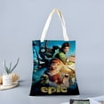 thumbnail image 2 of Epic Bolso de tela con estampado de lienzo para mujer, bolsa de compras reutilizable y estética, con cremallera interior, regalo para mujer,40*45cm., 2 of 6