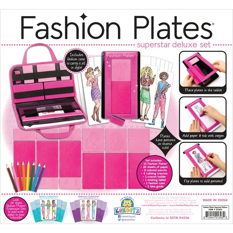 Fashion Plates Deluxe Set