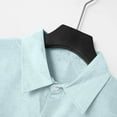 thumbnail image 6 of Besolor Mens Short Sleeve Button down Shirts Casual Summer Beach Wedding Shirt Collared Cotton Linen Dress Shirts, 6 of 9