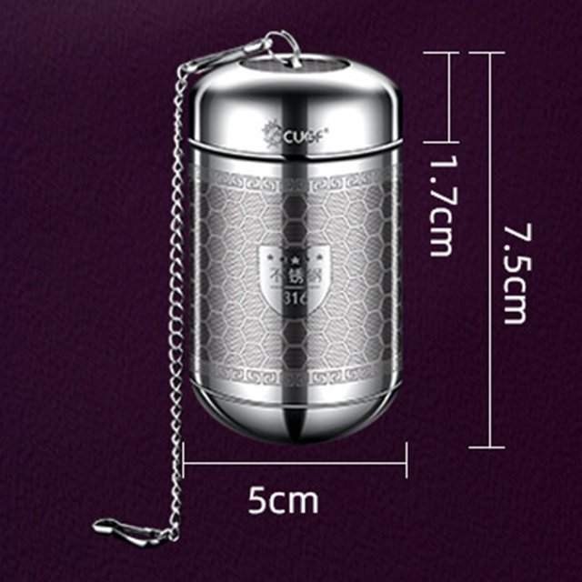 MYG Stainless Steel Tea Infuser Tea Leaves Spice Seasoning Ball Strainer Filter