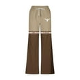 thumbnail image 5 of Pantalones largos para hombre, cintura elástica, transpirables, cómodos, suaves, informales, de playa, de poliéster., 5 of 5