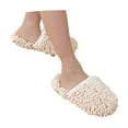 thumbnail image 3 of Slides for Women Fuzzy Slippers On Slippers With Scuff Sole For Indoor And Outdoor Home Comfort Machine Washable Soft, 3 of 7