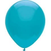 Partymate 72 Island Blue Latex Balloons 11" Made In USA.