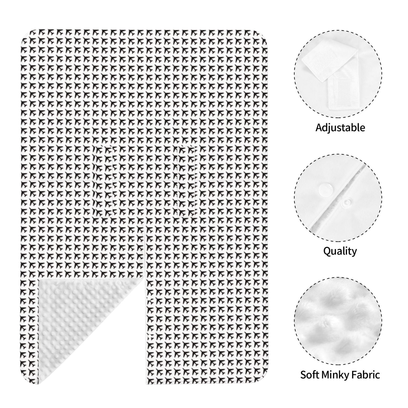 Naloa Airplane Baby Car Seat Cover, Breathable Baby Carrier Cover, Multiuse Baby Carrier Cover & Nursing Breastfeeding Cover