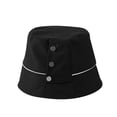 thumbnail image 5 of CoCopeanut New Autumn Summer Hats for Women Bucket Hat Foldable Dome Buttons Knit Fisherman Cap Party Street Female Caps Gift Lady Panama, 5 of 6