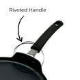 thumbnail image 4 of Starfrit La Forge Classic 9.5" Flat Tava Pan, Ideal for Thin Crepes, Dosas, Chapatis, Parathas and More, Non-Stick Forged Aluminum, Oven Safe, Black, 4 of 5