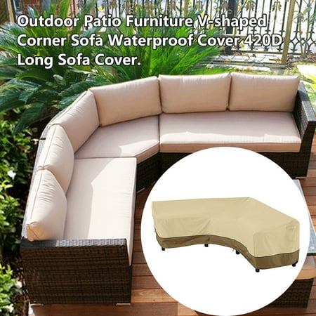 Sofa Cover V Shaped Sectional Waterproof Furniture Accessories For Outdoors Garden Courtyard Canada - Classic Accessories Veranda Patio V Shaped Sectional Sofa Cover Sofa Cover V Shaped Sectional Waterproof Furniture Accessories For Outdoors Garden Courtyard Canada - Classic Accessories Veranda Patio V Shaped Sectional Sofa Cover