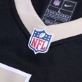 thumbnail image 4 of Men's Nike Justin Herron  Black New Orleans Saints  Game Jersey, 4 of 6