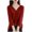 Red, variant on Mlzmgr Cardigans for Women Long Sleeve Button down Loose Fitted Daily Sleep Wear Pajama Thermal Tops