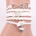 thumbnail image 3 of Pulsera de arcoíris de 2 piezas, pulsera tejida LGBT, pulsera hecha a mano, pulsera ajustable de arcoíris para hombres y mujeres, 3 of 6