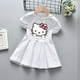 thumbnail image 2 of Hello Kitty-vestido con estampado de dibujos animados para niñas, Falda plisada de princesa, informal, sencilla, ropa para niños, 2 of 3