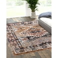 thumbnail image 4 of Rugs.com Eco Southwestern Collection Rug – 5' x 8' Khaki Gray Medium Rug Perfect For Bedrooms, Dining Rooms, Living Rooms, 4 of 9