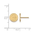 thumbnail image 2 of Women's Chicago Cubs Gold-Plated Small Post Earrings, 2 of 2